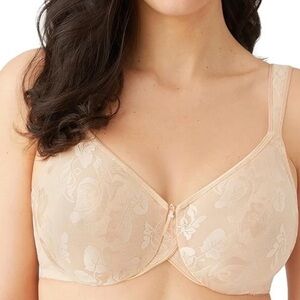 Wacoal Awareness 85567 Seamless Full Figure Underwire Bra Smooth Support 44G